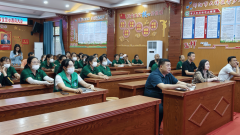 加强食堂洁净消毒工做 